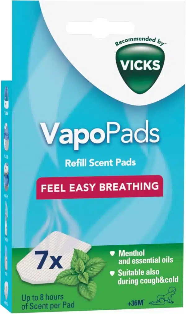 Vicks VH7V1 Vapopads Menthol and Essential oil 7 Pcs