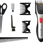 Remington HC340 Hair Clipper Cord & Cordless Titanium Case