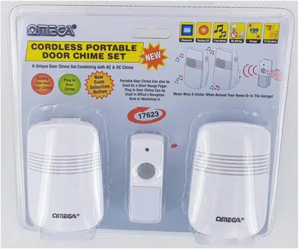 Omega Plug In 1pc & 1 pc Batt Door Bell