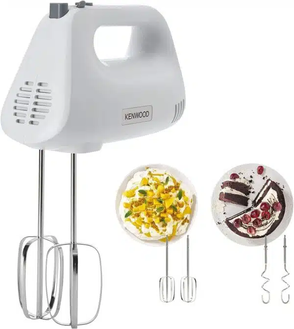Kenwood HMP30.A0 WH Hand Mixer White Lite 450w 5 Speed + Turbo