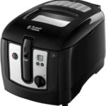 Russell Hobbs 24580 Deep Fat Fryer 3L Oil 1.2kg Food 2.3kW Blk-Dig