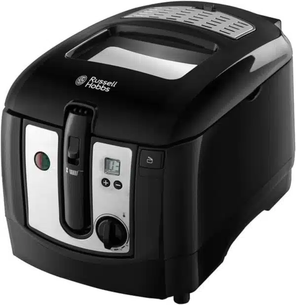 Russell Hobbs 24580 Deep Fat Fryer 3L Oil 1.2kg Food 2.3kW Blk-Dig