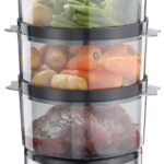 Food Steamer 7L 3 Tier Brushed S/Steel