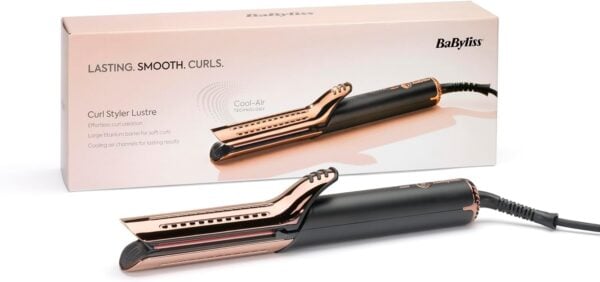 Babyliss Curl Styler Lustre Titanium Barrel Cool Air