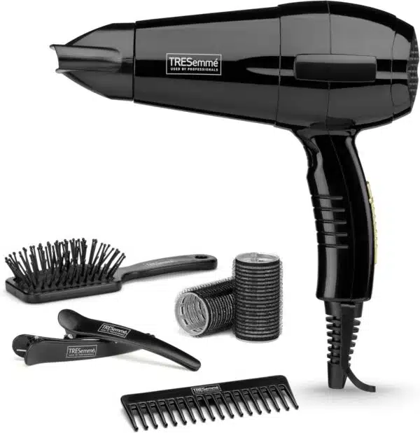 Tresemme 5515U Hair Dryer 2000w Brush-Comb-Clips-Roller-N