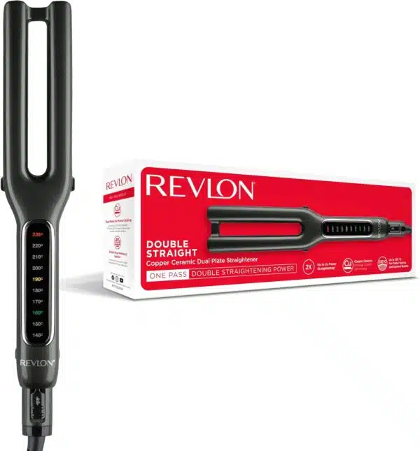 Revlon RVST2204UK Copper Ceramic Dual Plate Straightener 235*