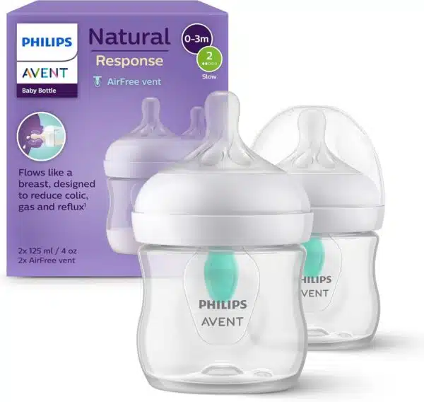 Avent SCY670-02 Baby Bottle Natural Response Twin 0+ 125m