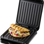 George Foreman Small  2 Portion Fit Grill Black