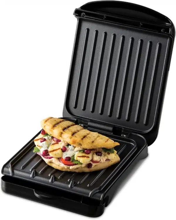 George Foreman Small  2 Portion Fit Grill Black