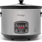 Prestige 48120 5.5 Litre  Slow Cooker  Silver Digital