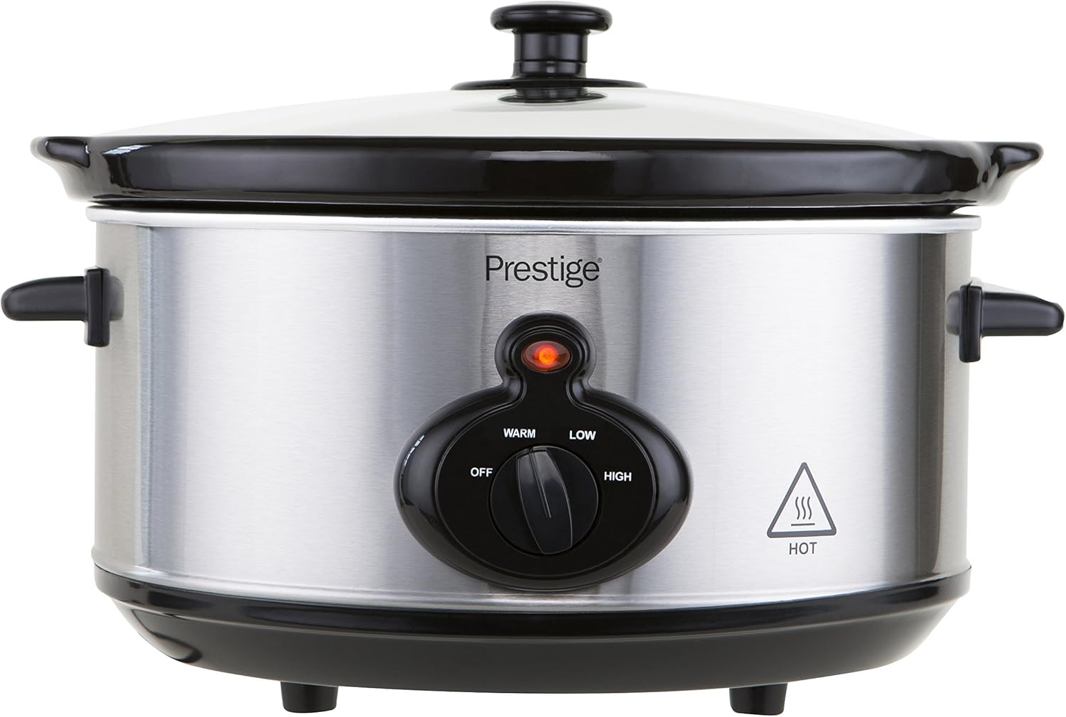 81PEX8YVbkL._AC_SL1500_.jpg Prestige 47132 Slow Cooker 3.5 Litre Silver Mechanical - Image 1
