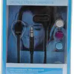 Grundig Digital Stereo Earphone, Flat Cable w/3 Caps