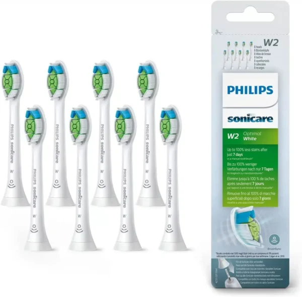 Philips HX6068-12 Sonicare Brush Head 8 Heads W2 OptimalWhi