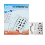TEL UK Desk Phone Speaker Phone Big Button Wall Mount