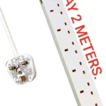 2 X2.4A USB SURGE PROTECRE 6 GANG 2M EXT LEAD