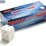 Omega 13 Amp 3 Way Adaptor