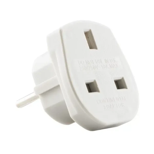 Omega UK Travellers to Europe Adaptor (Blister Pack)