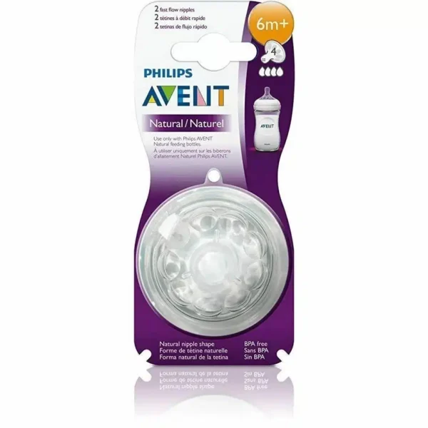 Avent SCF044-27 Baby Bottle Natural 2.0 Teat (6M+)