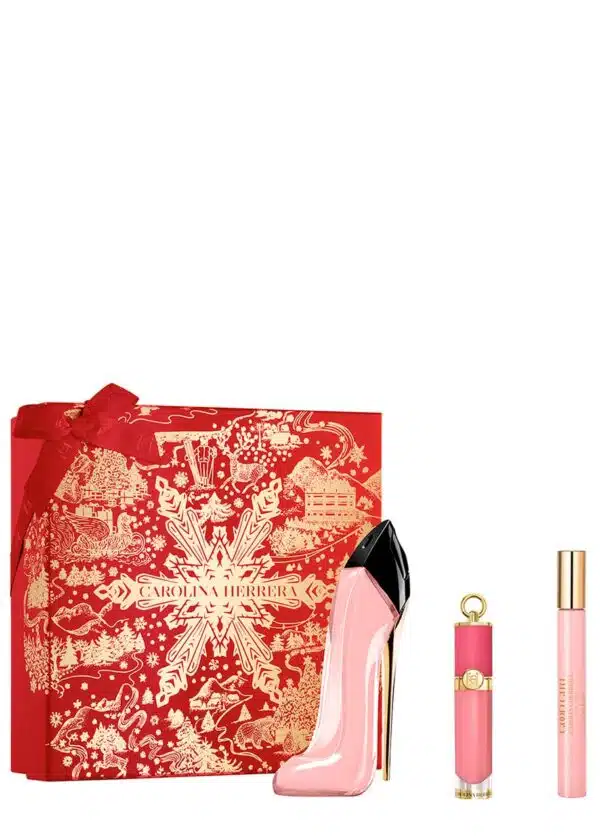 Carolina Herrera Good Girl Blush Gift Set 80ml EDP + 10ml EDP + 5ml Lip Gloss 942 Nude Desire - Image 2