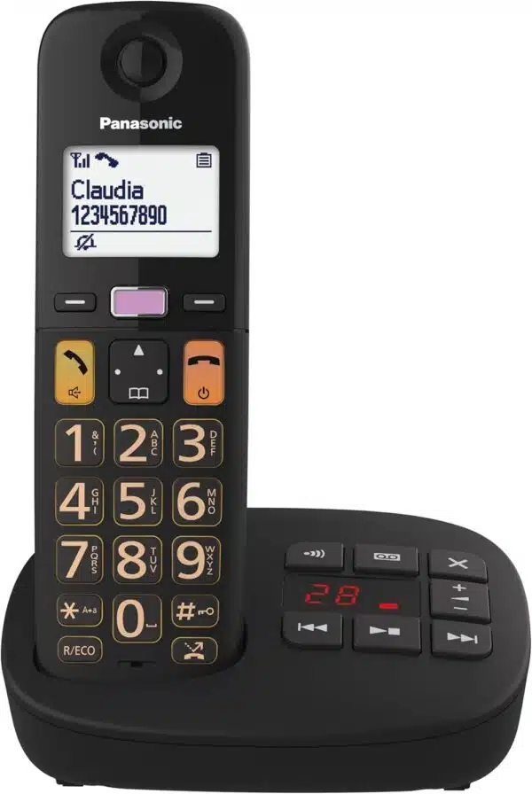 Panasonic KXTGU132EB Big Button Digital Cordless Telephone - Twin - Image 4