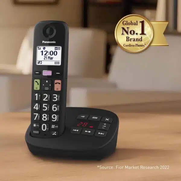 Panasonic KXTGU132EB Big Button Digital Cordless Telephone - Twin - Image 10
