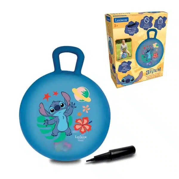 Lexibook BG040D Stitch Inflatable Hopper Ball 45cm - Image 3