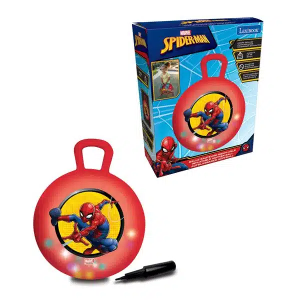 Lexibook BG040SP Spiderman Inflatable Hopper Ball 45cm - Image 4