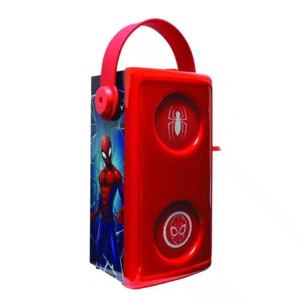 Lexibook BTP185SPZ Spiderman Luminous Bluetooth Speakers with Lights & Mic - Image 3