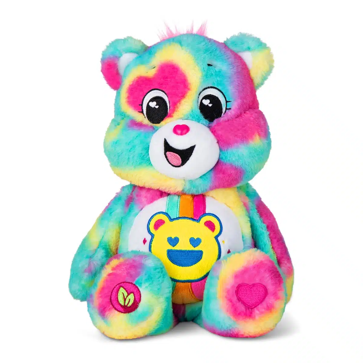 CB22684_1.jpg Care Bears 22684 Care Bears Medium Plush Toy 14" Toy - Good Vibes Bear - Image 1