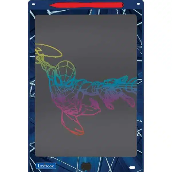 Lexibook CRT10SP Spider-Man 11 inch Multicolor Learning Drawing E-ink Tablet with Stencils - Image 3
