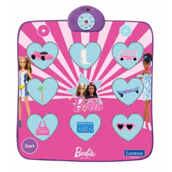 Lexibook DM10BB Barbie Electronic Bluetooth and Luminous Dance Mat