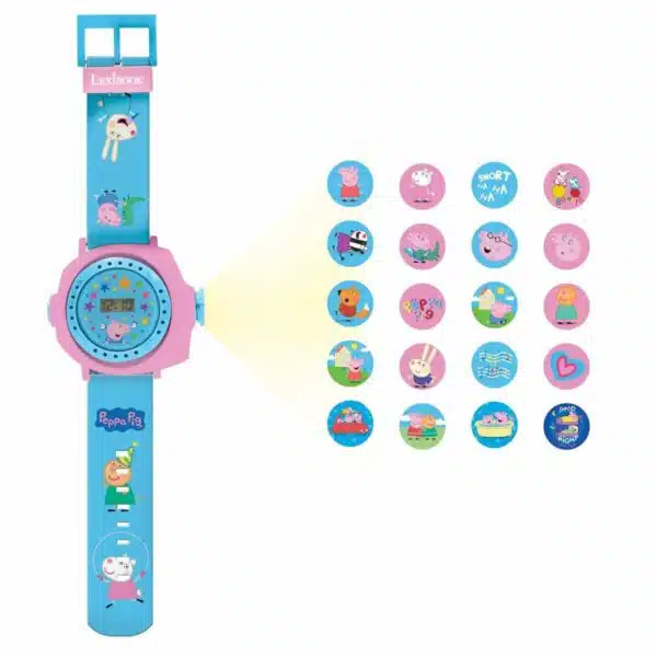 Lexibook DMW050PP Peppa Pig Children's Projection Watch with 20 Images - Image 4