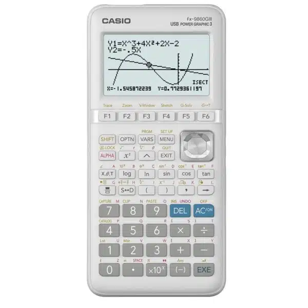 Casio FX9860G111 Scientific Graphing Calculator - White