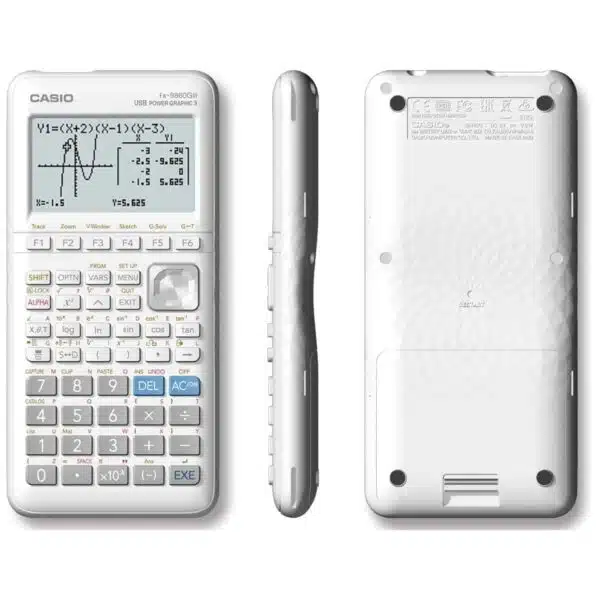 Casio FX9860G111 Scientific Graphing Calculator - White - Image 2