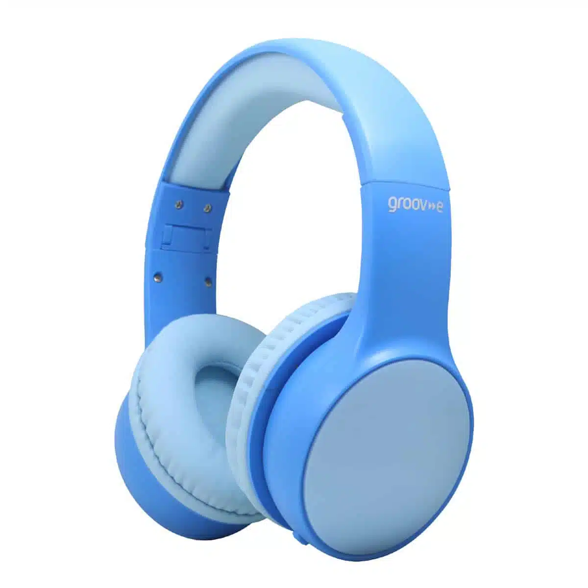 GV-BT595 Packshots and Web Groov-e GVBT595BE Kidz Wireless Bluetooth DJ Style Headphones - Blue - Image 1