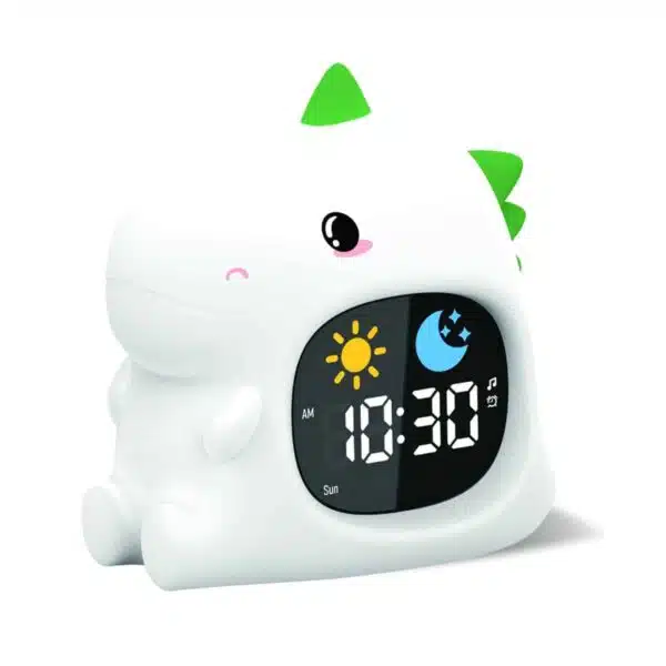 Groov-e GVCK02DI Cuties Sleep Trainer Alarm Clock with LED Night Light - Dinosaur