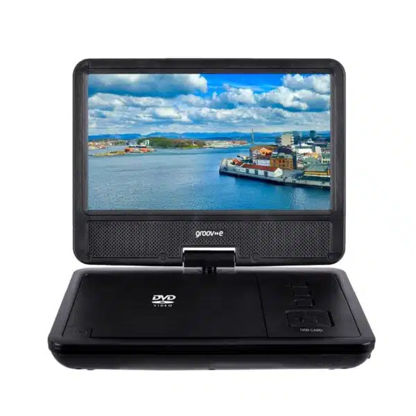 Groov-e GVDP01BK 7 inch Portable DVD Player with Swivel Screen - Black
