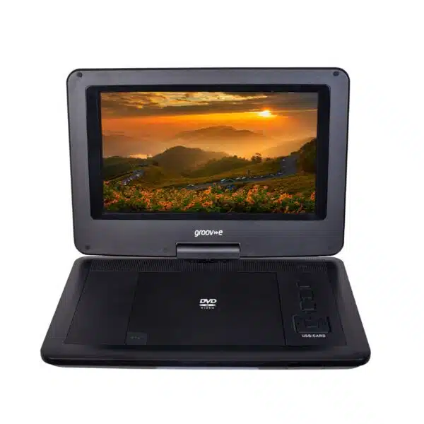 Groov-e GVDP02BK 10.1 inch Portable DVD Player with Swivel Screen - Black