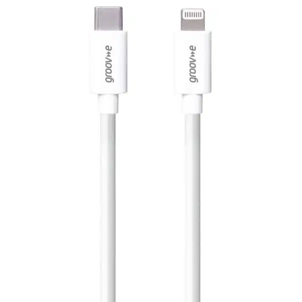 Groov-e GVMA048WE MFI Lightning to USB-C Charging Cable 2M - White