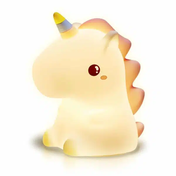 Groov-e GVLT01UN Rechargeable Colour Changing LED Night Light - Rainbow Unicorn