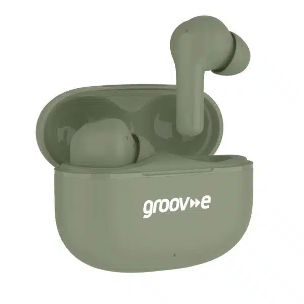Groov-e GVTW04GN Jive Buds True Wireless Earphones with Charging Case - Green - Image 4