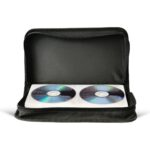 Groov-e GVPC23BK Oxford Cloth CD/DVD Wallet with 120 Sleeves - Black