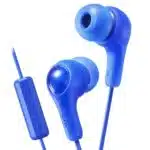 JVC HAFX7MAN Gumy Plus In Ear Headphones with Mic & Remote - Blue