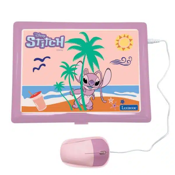 Lexibook JC598D1I1 Disney Stitch Angel Bilingual Educational Laptop with 124 Activites - Image 3