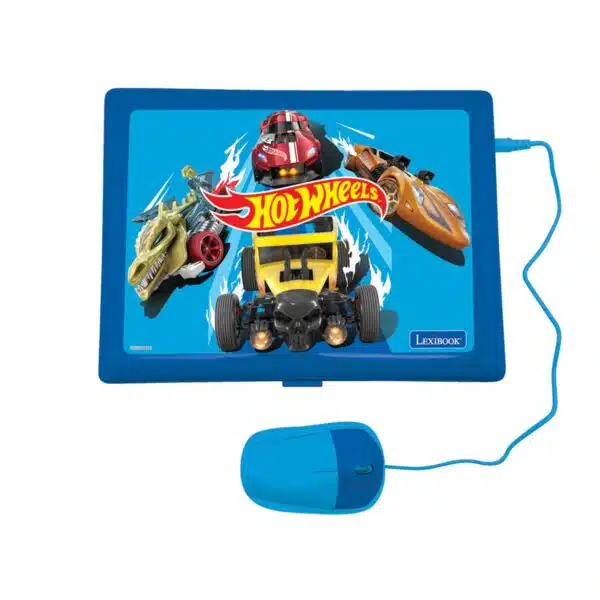 Lexibook JC598HWI1 Hot Wheels Bilingual Educational Laptop with 124 Activites - Image 2