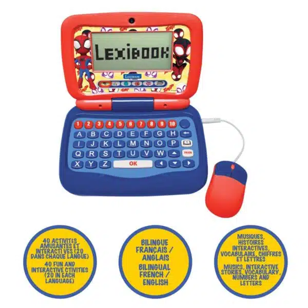 Lexibook JC398SPI1 Spider-Man Educational Laptop - Engish/French - Image 2