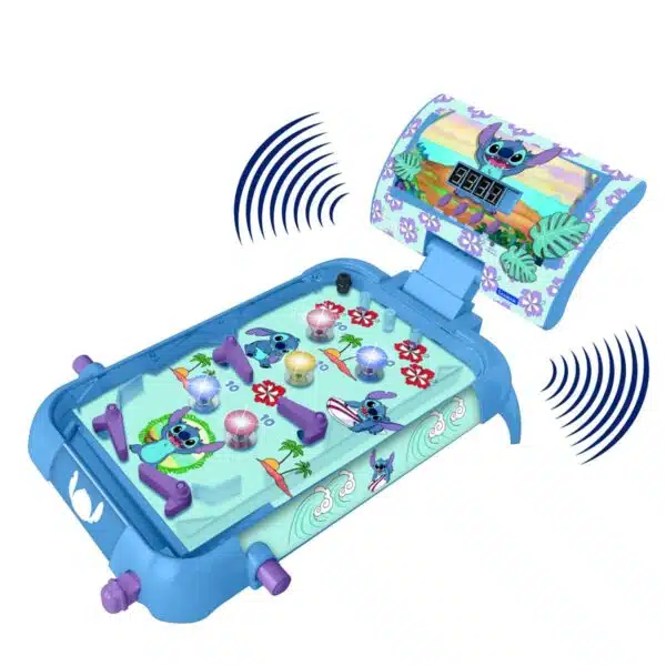 Lexibook JG610D Disney Stitch Electronic Pinball with Lights & Sounds - Image 3