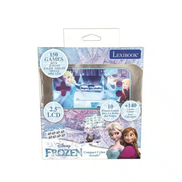 Lexibook JL2367FZ Disney Frozen Handheld Console Compact Cyber Arcade 150 Games - Image 5