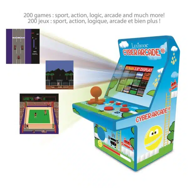 Lexibook JL2940 Portable Retro Cyber Arcade 200 Games - Image 3