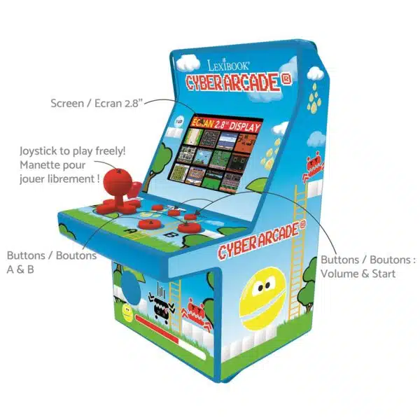Lexibook JL2940 Portable Retro Cyber Arcade 200 Games - Image 5